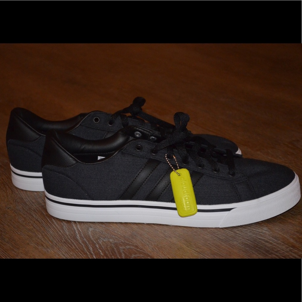 NEW! Adidas Cloudfoam Super Daily Canvas Men Shoes